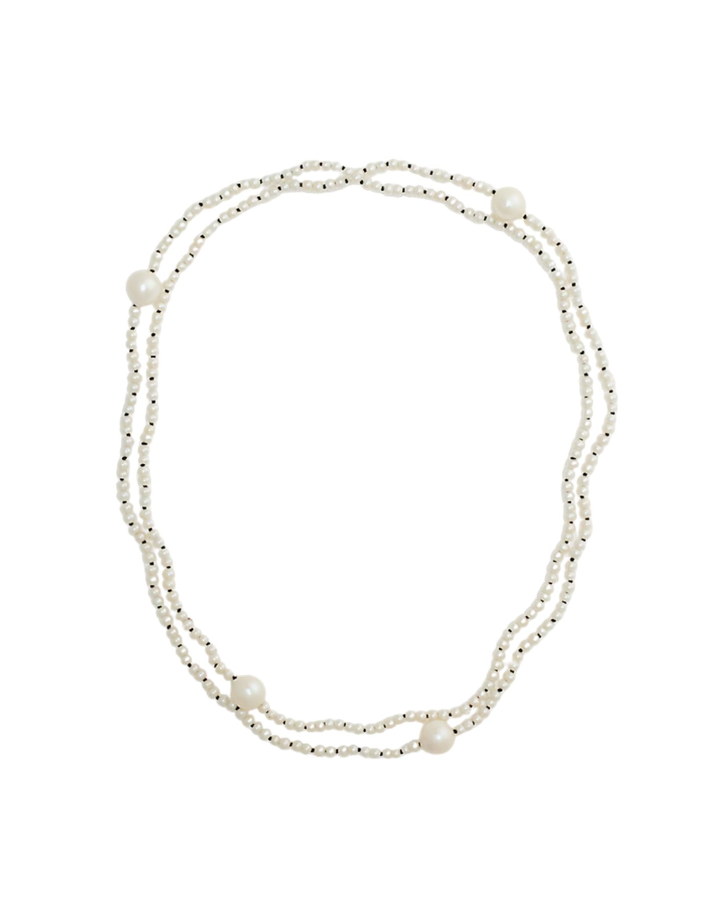 Pearl Double Strand Necklace