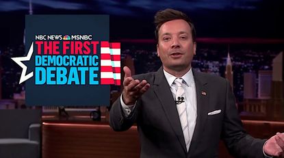 Jimmy Fallon recaps the 1st Democratic debate