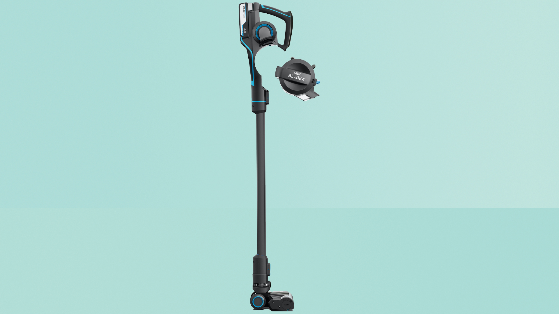 Vax ONEPWR Blade 4 Pet cordless vacuum cleaner on green background