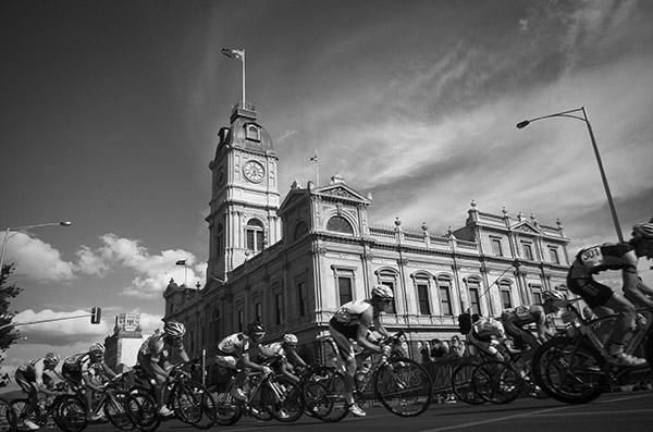 Ballarat is a city rich in history and the architecture makes a nice backdrop to street racing.