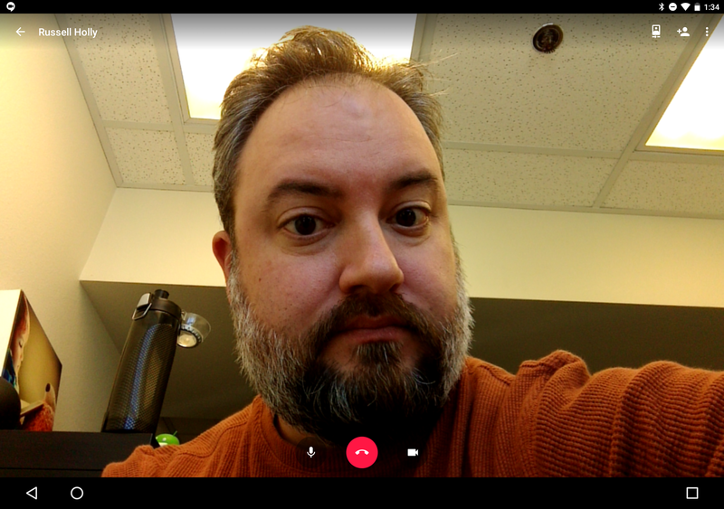 Pixel C front camera sample