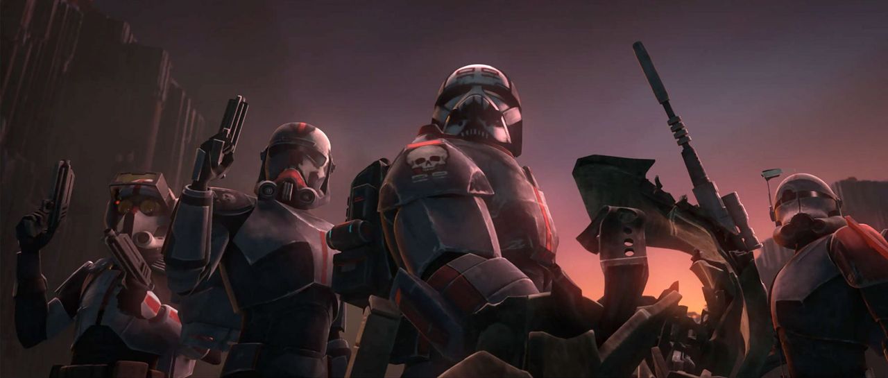 "The Bad Batch," a Star Wars: Clone Wars spinoff on Disney Plus.
