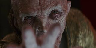 Supreme Leader Snoke in Star Wars: The Last Jedi