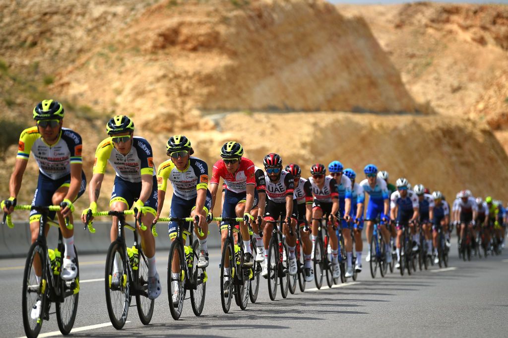 Intermarche-Gobert-Wanty lead the Tour of Oman peloton