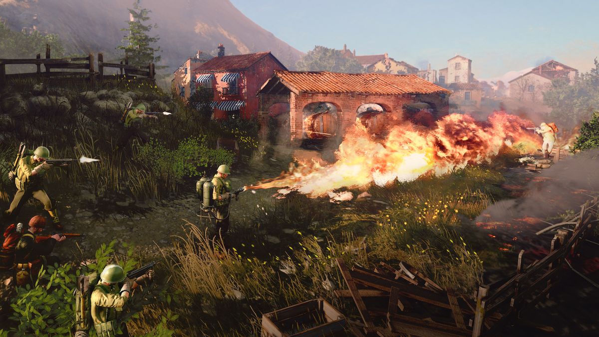 Company of Heroes 3 flamethrower