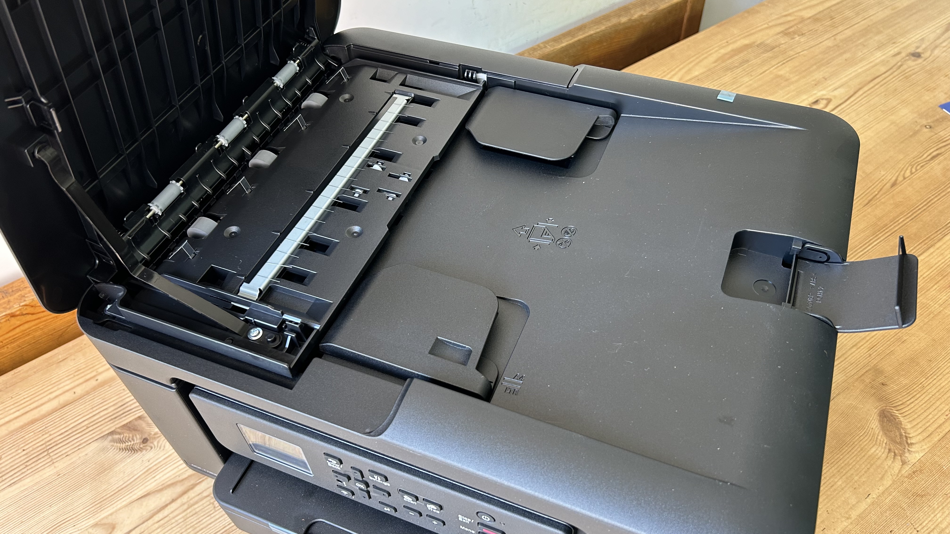 Brother DCP-T580DW ink tank printer during our review