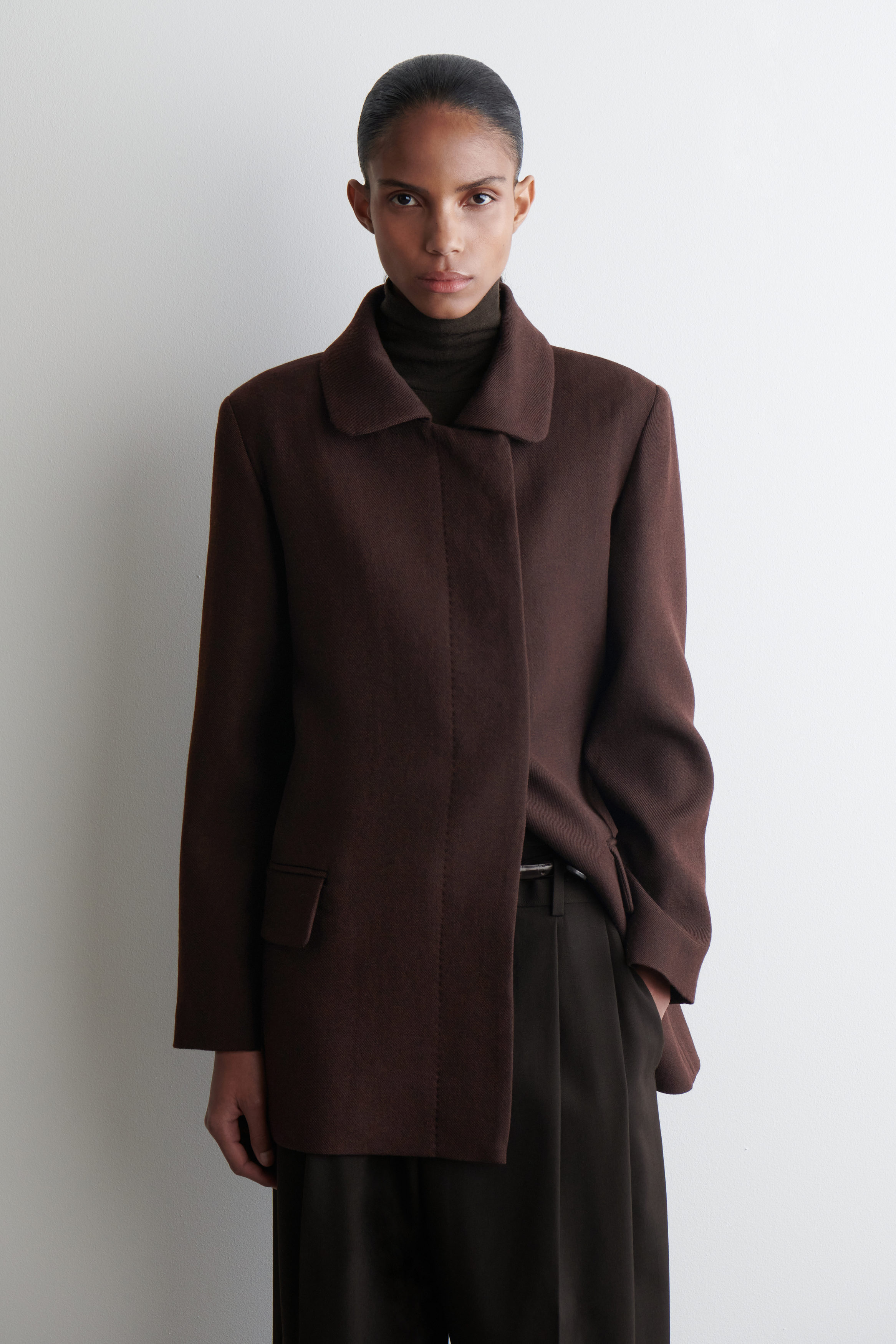 Tailored Wool-Blend Jacket