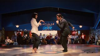 Uma Thurman and John Travolta dancing in Pulp Fiction