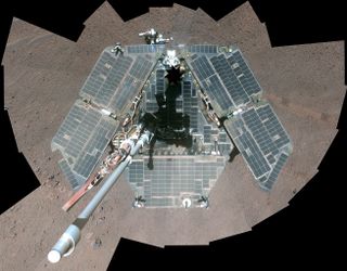 Mars Rover Opportunity's Self Portrait