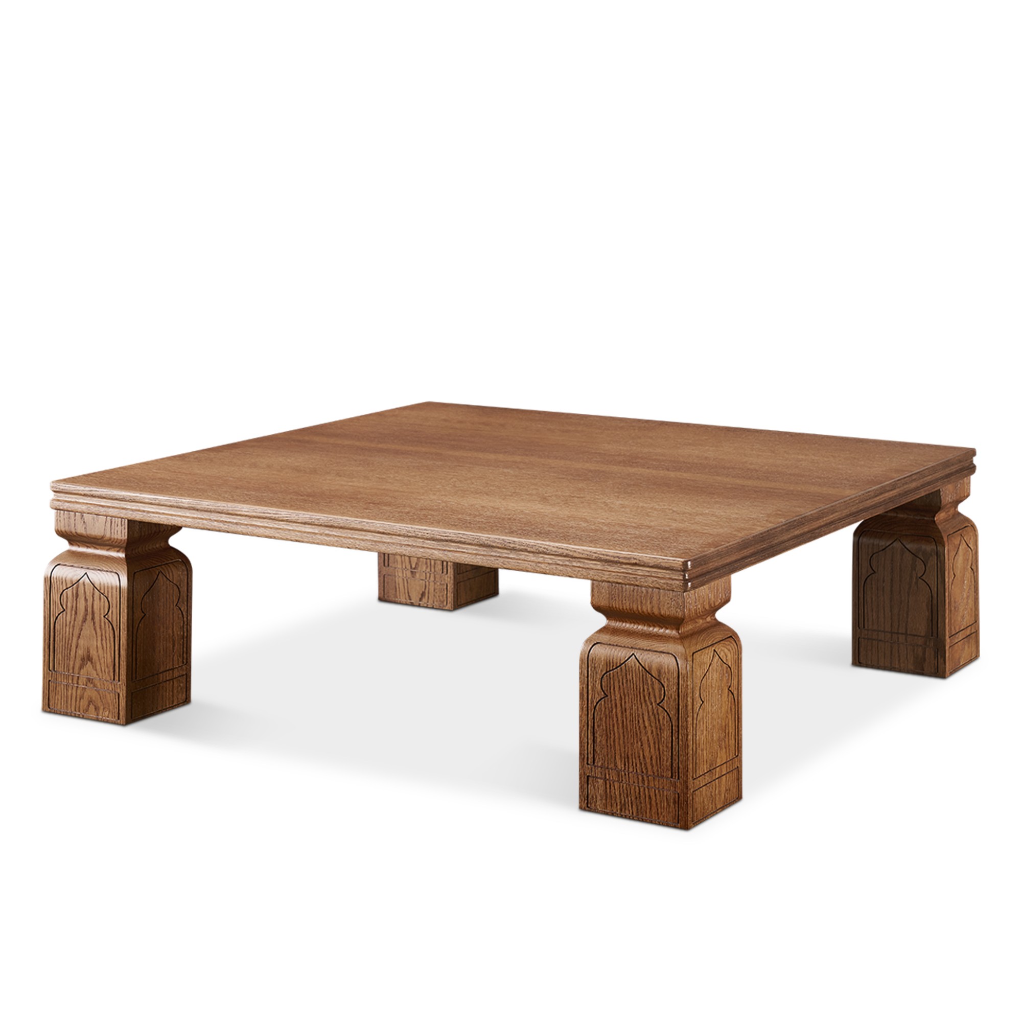 Tan France Anaya Square Tea Table