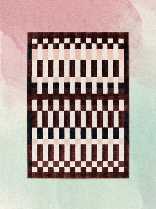 Markbl&Aring;mme Rug, Low Pile