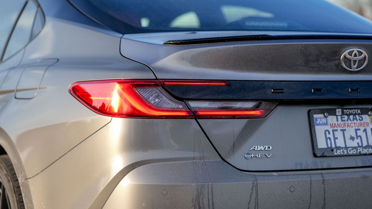 2025 Toyota Camry Hybrid XSE test drive review.