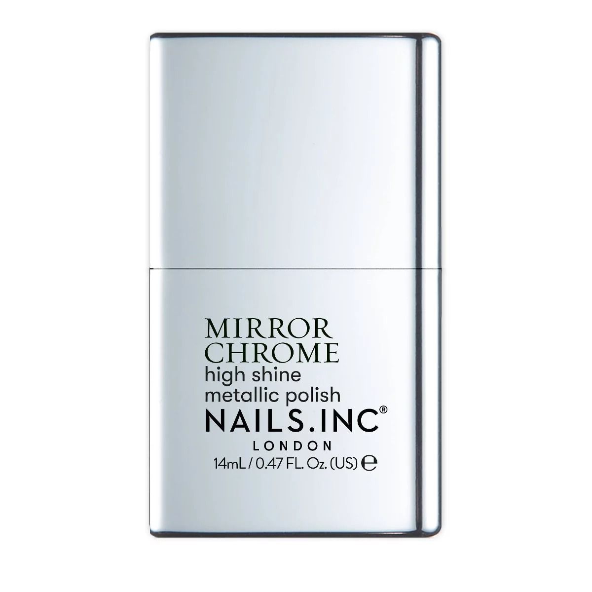Nails Inc. Mirror Chrome Nail Polish in Silver Served
