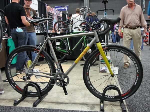 This titanium DeSalvo 'cross bike should last some lucky user a lifetime.