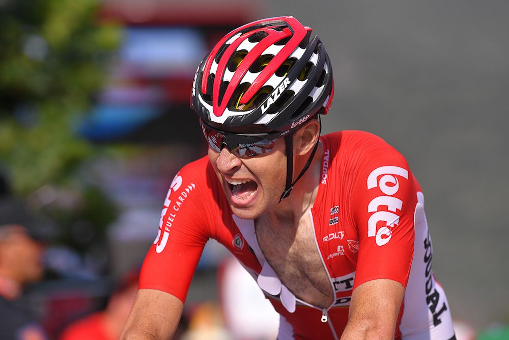 Sander Armee wins stage 18 at the Vuelta a Espana