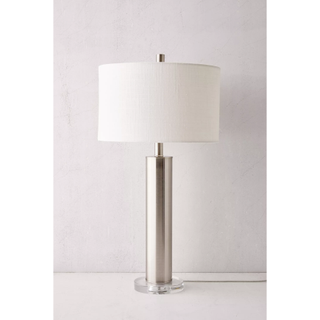 chrome neck table lamp