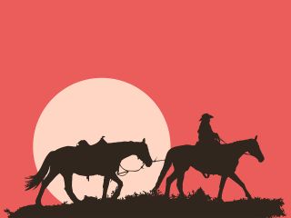 Beste western-filmer: Cowboy og hest i soldnedgangen