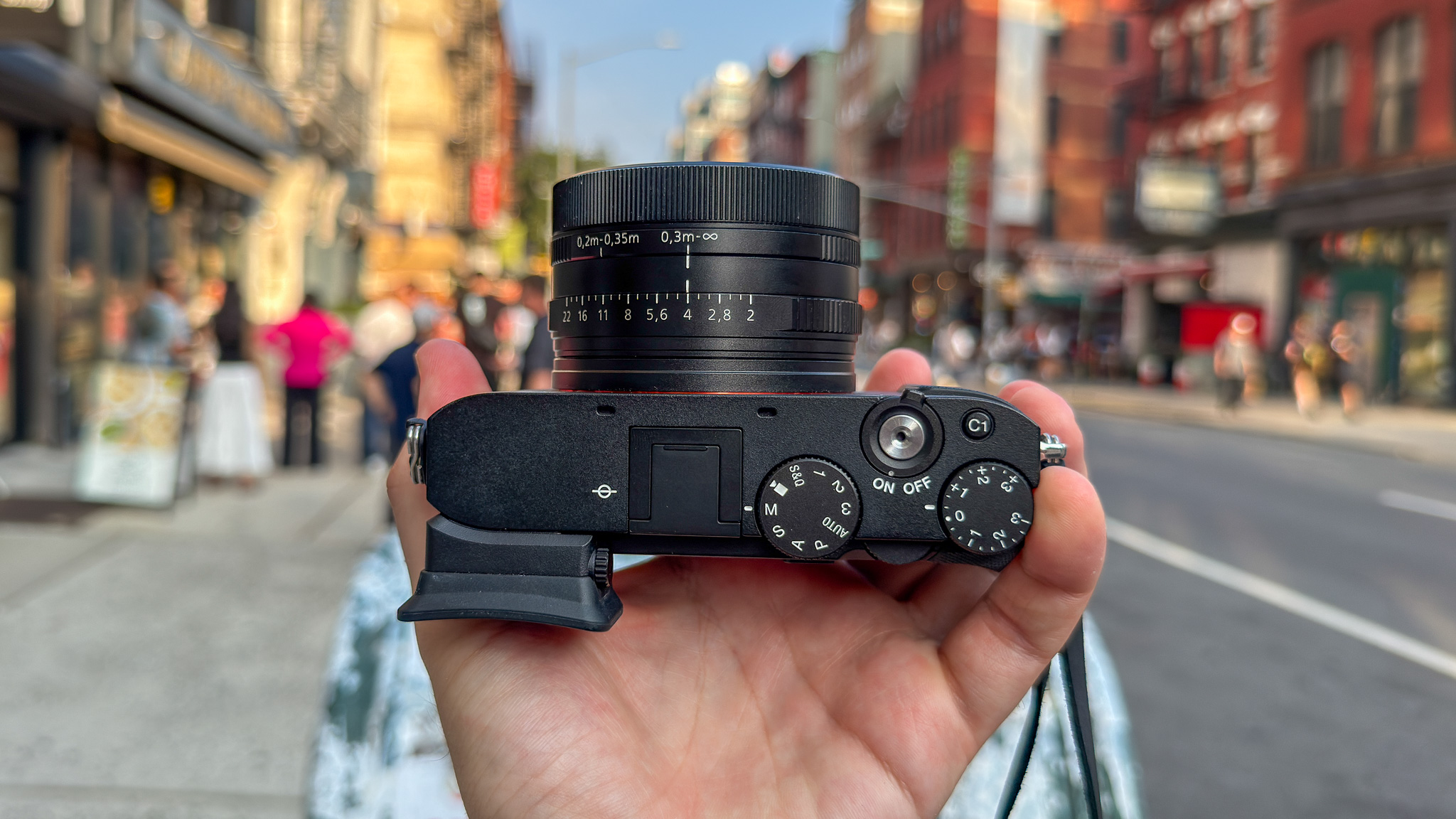Sony RX1R III - Top of Camera