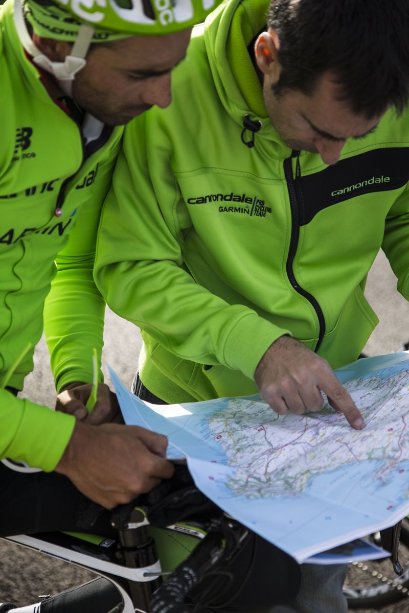 Checking the road map