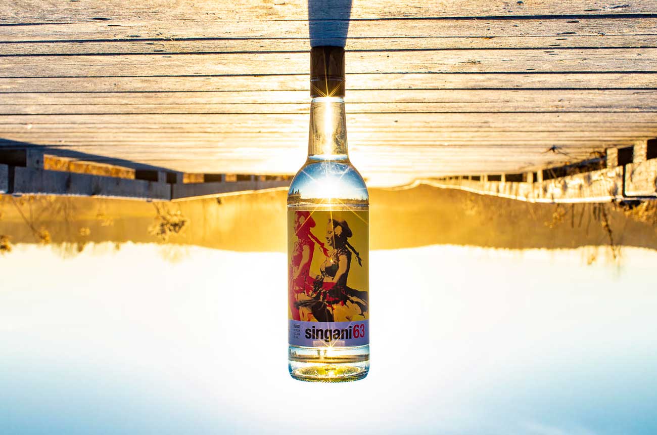 Singani 63 bottle