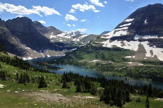 There are nearly a half-million acres of roadless areas on the Flathead National Forest next to Glacier National Park (pictured).