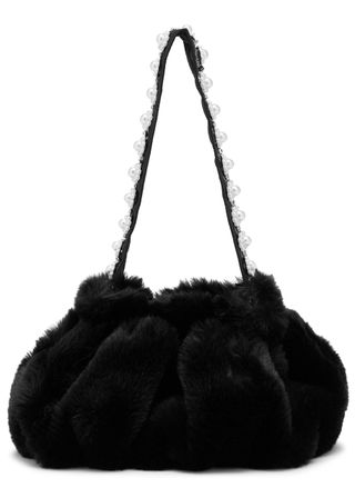 Fortune Faux-Fur Top Handle Bag