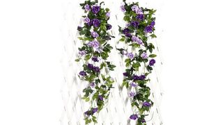 Justoyou artificial rose vines flowers garland