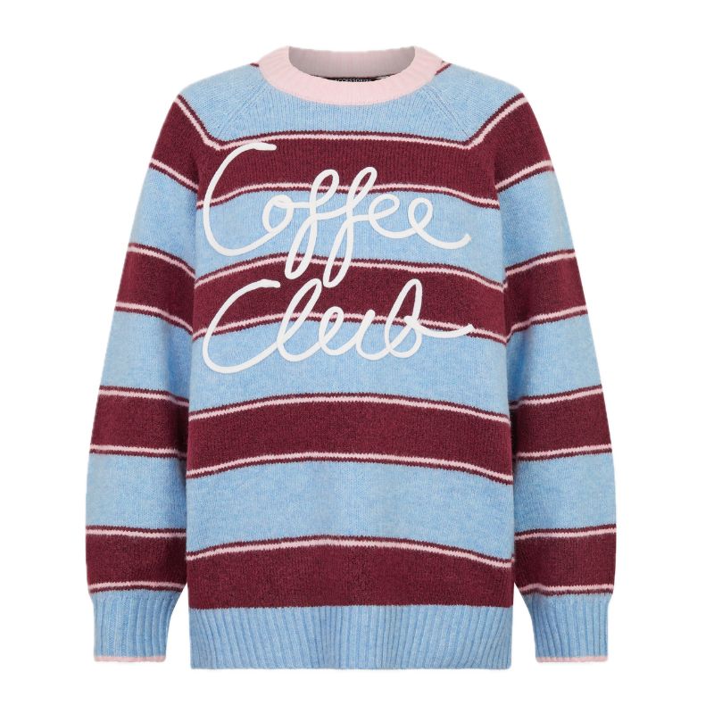 Accessorize x Good Manners , Coffee Club Stripe Jumper
