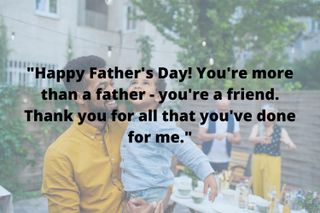A Father's Day quote from a son