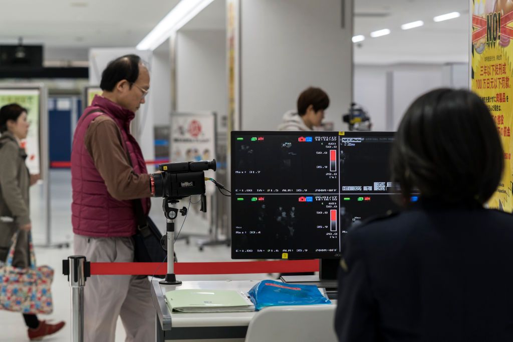 Screening for coronavirus in Wuhan.