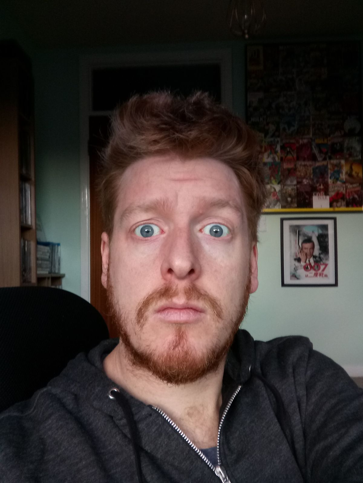 The front-facing camera is passable for selfies, but doesn't cope very well in low light