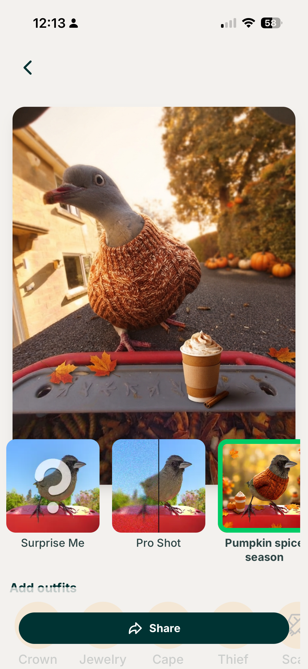Screenshots from the Bird Buddy app