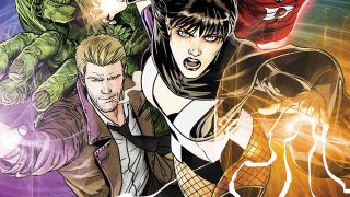 John Constantine and Zatanna in Justice League Dark DC Comics artwork