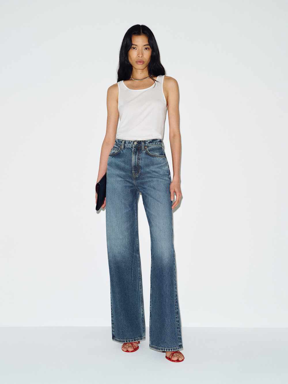 Cary High Rise Slouchy Wide Leg Jeans