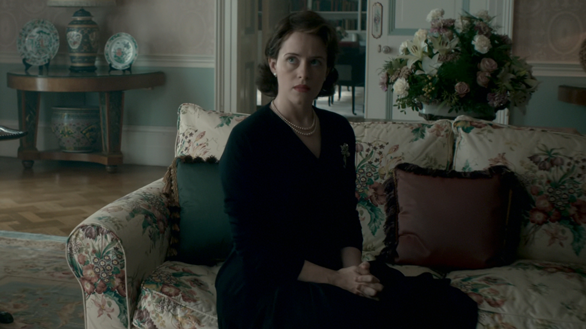 Claire Foy as Queen Elizabeth II in The Crown