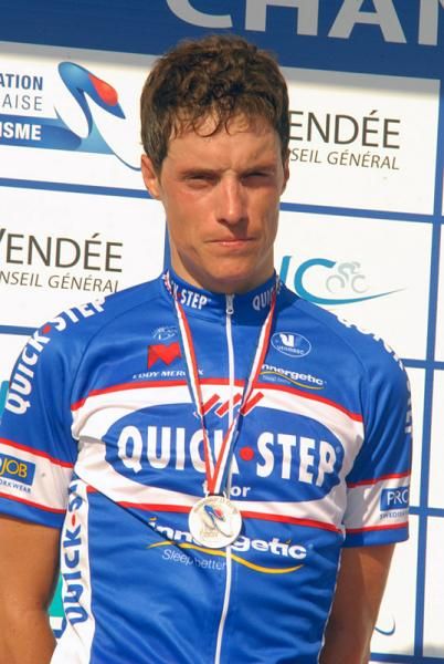 Sylvain Chavanel (Quick Step) earned the silver medal in the French time trial national championships.