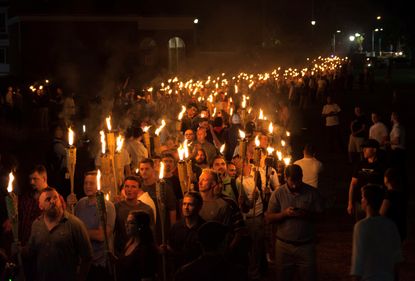 White supremacists march on the University of Virginia.