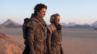 Timothee Chalamat and Rebecca Ferguson in Dune on HBO Max