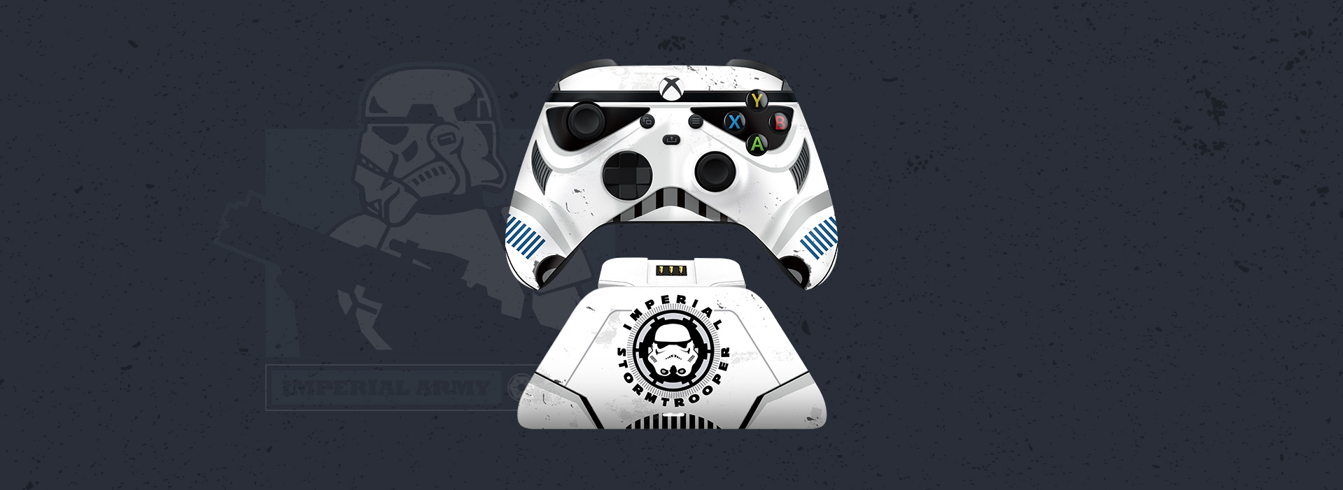 The Stormtrooper Xbox controller