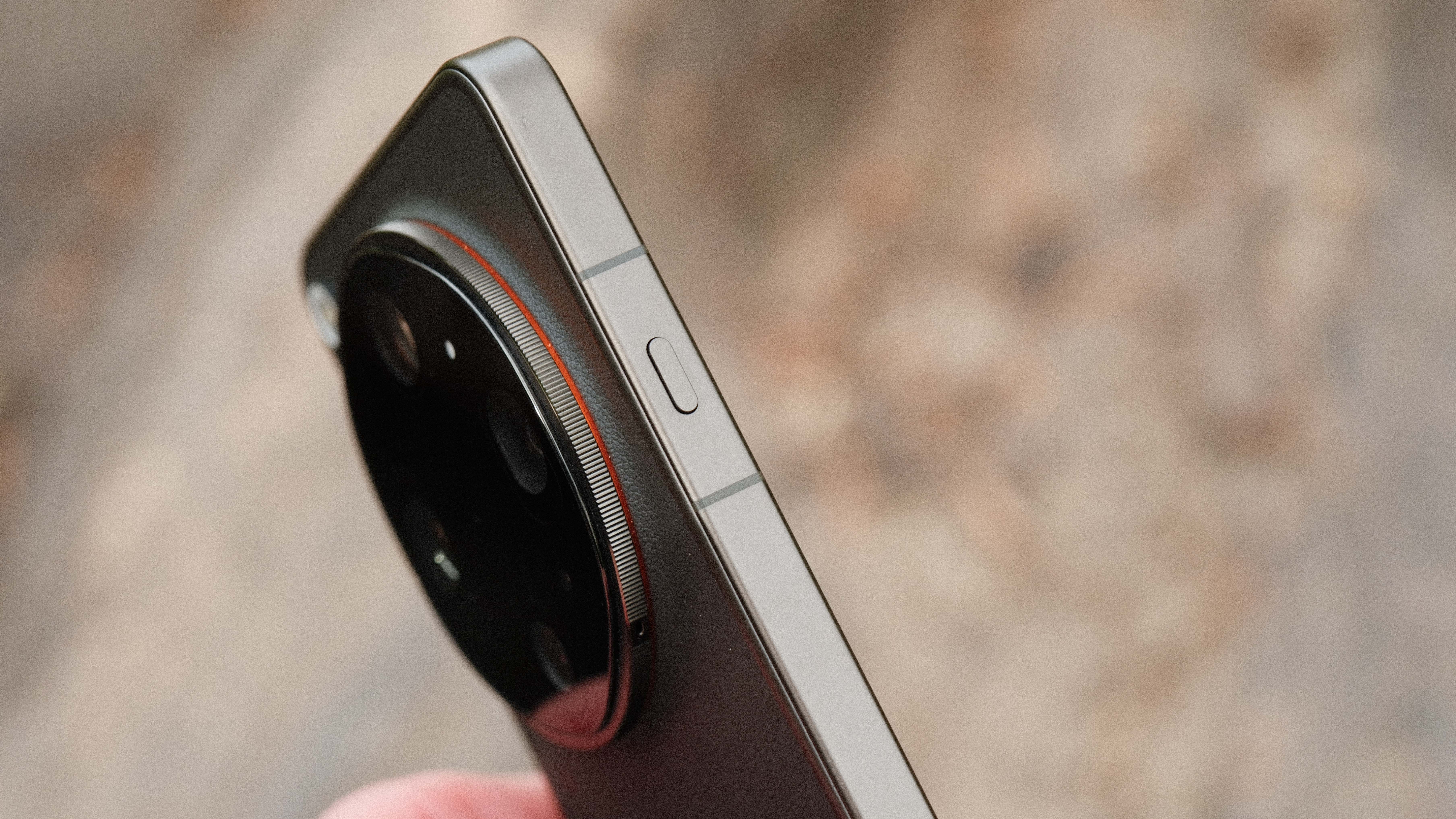 Side view of the Oppo Find X9 Ultra showing raised camera ring