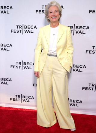 Emma Thompson attends "Good Luck To You, Leo Grande" premiere during the 2022 Tribeca Film Festival at SVA Theater on June 15, 2022 in New York City.