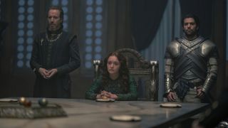 Otto, Alicent, and Ser Criston in House of the Dragon