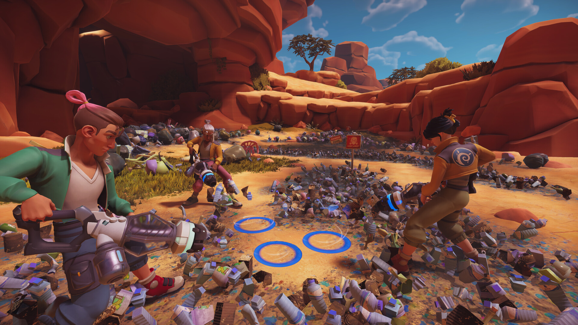 A screenshot of the upcoming Xbox game, Clean Up Earth