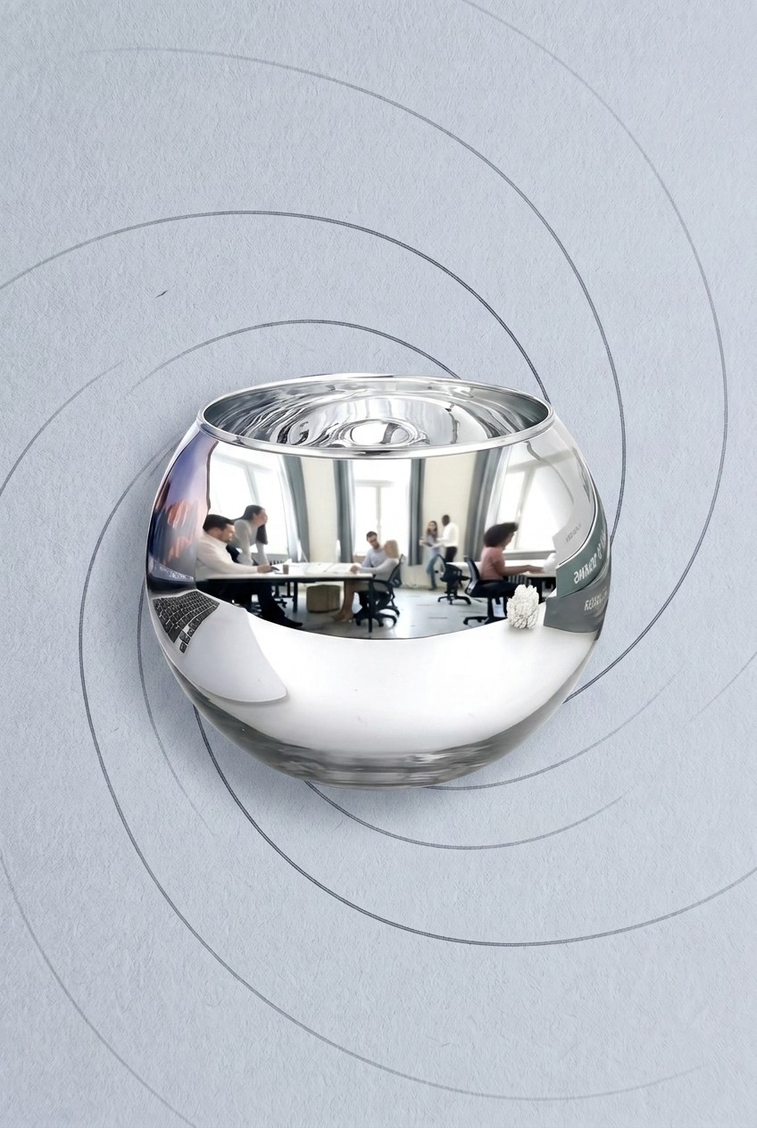 James Bond home office gear on a gunmetal background