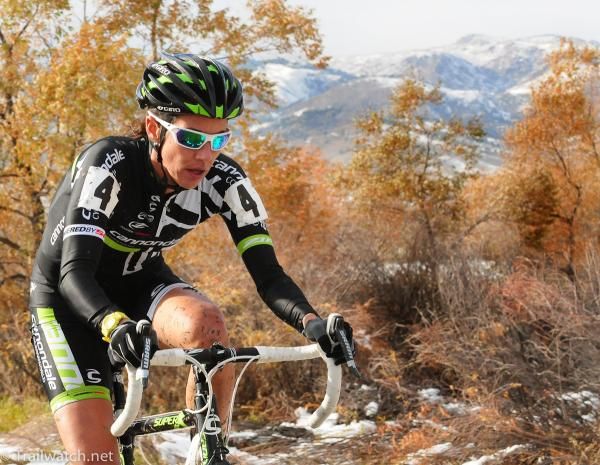 Nicole Duke (Cannondale) riding at home for a change