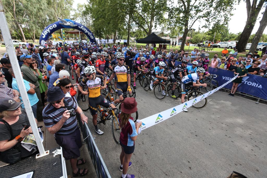 The riders are ready to roll out for stage 1