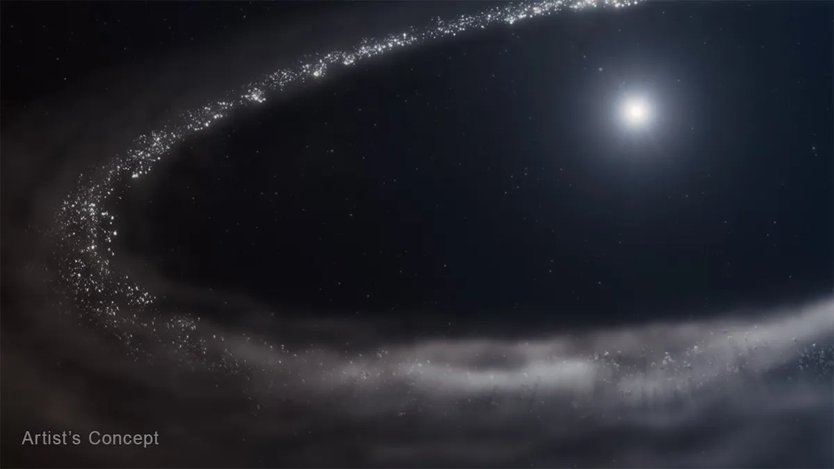 James Webb telescope discovers frozen water around alien star - Live Science