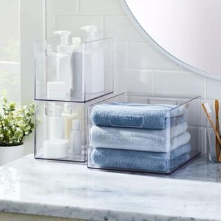 Target organization products for the bathroom