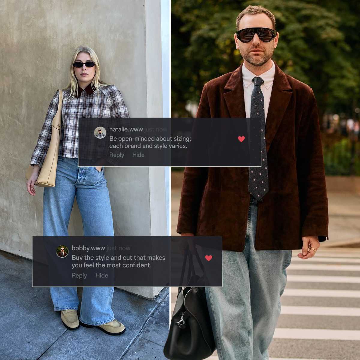 who what wear editors wearing jeans