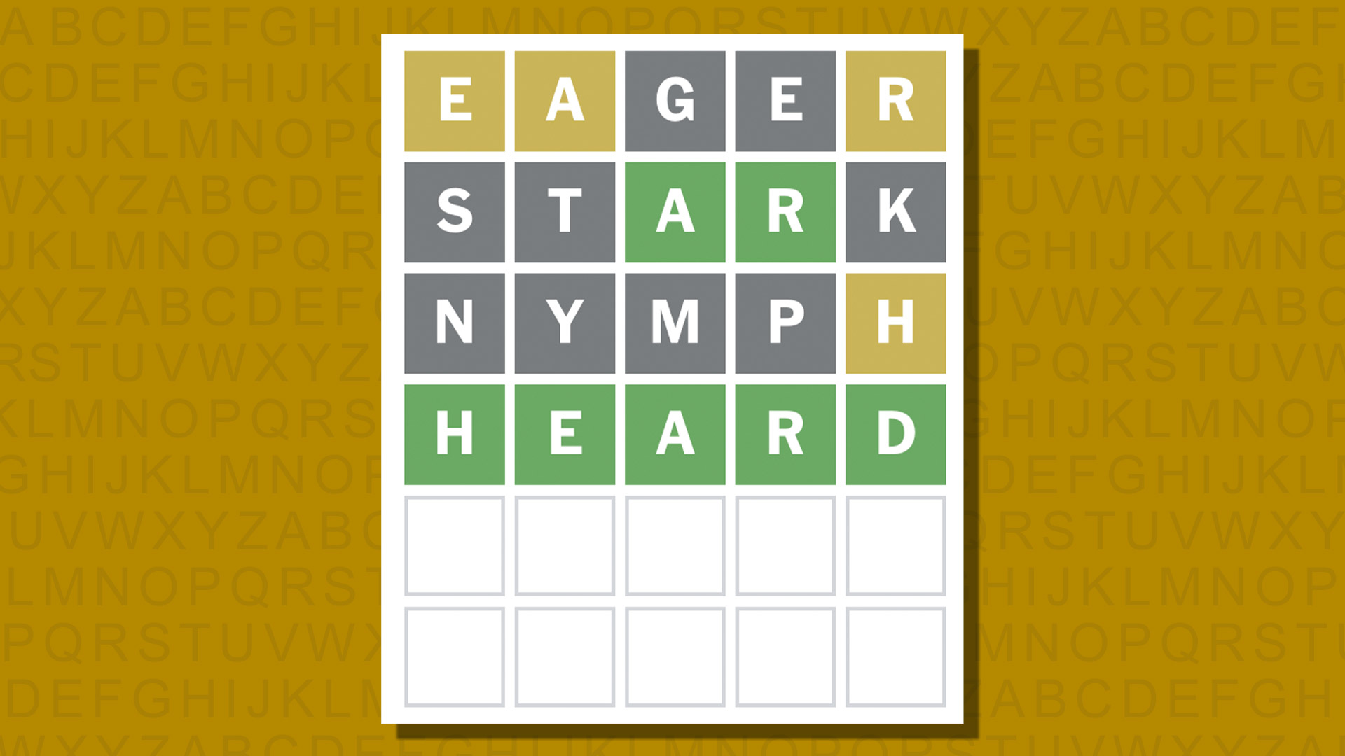 Ответ в формате Word для игры 938 на желтом фоне